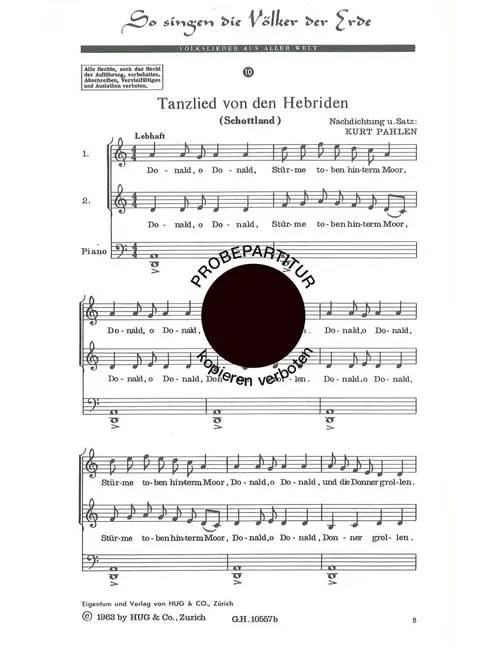 So singen die Völker der Erde 10